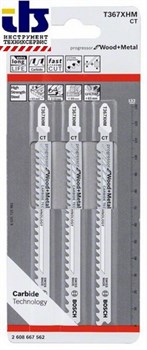 Пилка для лобзика T367XHM Progressor for Wood + Metal (-3-), BOSCH