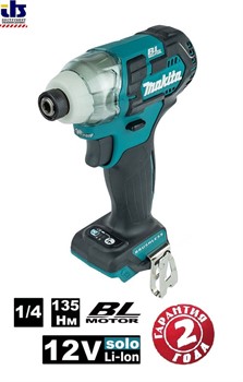 Винтоверт аккумуляторный Makita TD111DZ (6-ти гр1\4", 0-1300\0-3000 об\м,135Нм,0.97кг,подсв, б\ак и з\у) (TD 111 DZ) - фото 86420