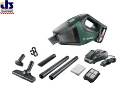 Аккум. пылесос BOSCH UniversalVac 18 в кор. + аксессуары (18.0 В, 1 акк., 2.5 А/ч, Li-Ion, 0.50 л, класс: L, самоочистка: нет) (06033B9101) - фото 87763