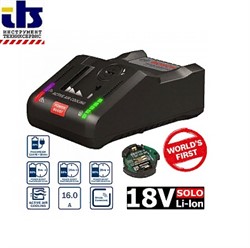 BOSCH GAL 18V-160 C Зарядное устройство проф 18V. Самое быстрое устройство! Bluetooth соединение ток 16А, зарядка 8.0 Ah аккумулятора за 51 мин совместимо со всеми аккумуляторами 18V