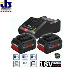 ProCORE 18V 8.0 Aч) х 2 +GAL 18V-160 C