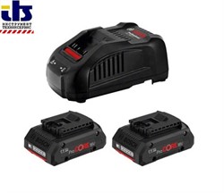 BOSCH StarterSET ProCORE18V (2*4.0 Ah) + GAL 1880CV (2*GBA 4.0 + зарядное) напряжение 18 V, емкость 4.0 Ah, Cool Pack 2.0 АКЦИЯ! Специальная цена (скидка) при покупке SOLO - фото 88605
