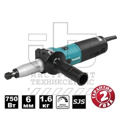 Прямая шлифмашина MAKITA GD 0800 C в кор. (750 Вт, цанга 6 мм, 28000 об/мин, регул. об.,) 