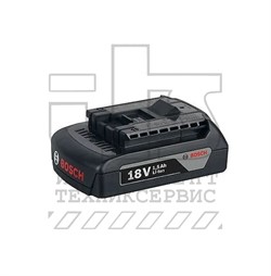 Аккумулятор BOSCH GBA 18 В 2,0 А*ч [аналоги 1600Z00036,1607A350BG,1607A350MN,1607A350BM,1600A003NC,1607A350MA] - фото 91990