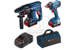 Перфоратор аккумуляторный GBH 180-LI + GDX 180-LI Professional BOSCH (06019G5221) - фото 92270