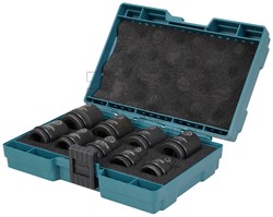 Набор_Головки торцевые ударные 1/2&quot;  8 - 24 мм  Impact Black (9 шт / кейс), MAKITA