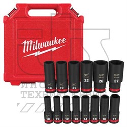 Набор__Головки ударные Shockwave  1/2"  10 - 24 мм (10 шт) в кейсе, MILWAUKEE - фото 92922
