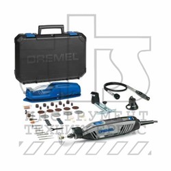 Многофункциональный инструмент DREMEL 4250 JJ (4250-3/45), ( 3 приспособления (вал, циркуль, защитный экран) 45 насадок + пластиковый кейс ) 175 Вт  НОВИНКА