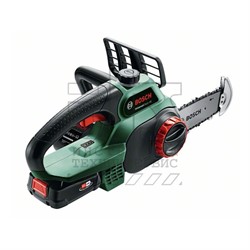 BOSCH UNIVERSALCHAIN 18 (1*2.5 Ah) Цепная пила аккумуляторная Li-On 18V, шина 200 мм 18V, Li-On, 1*2.5Ah, шина 200 мм пила, зарядное, 1 аккумулятор 2.5 Ah - фото 93051