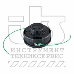 Триммерная головка полуавтоматическая M8x1.25LH, диаметр лески 2 мм быстрая намотка