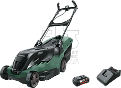 BOSCH AdvancedRotak 36-850 Газонокосилка аккум с двигателем ProSilence (36V, 1*6.0Ah) 36V, 1*6.0Ah, 44 см, 25-80мм, зарядка 80% за 144мин 1 аккумулятор 6.0Ah, зарядное устройство - фото 93502