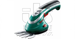 BOSCH ISIO 3 Ножницы аккумуляторные для травы нож 8 см, 3.6 В, 50 мин, время зарядки 3.5 часа ножницы, аккумулятор, зарядное устройство
