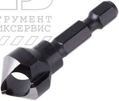 Зенкер для поперечных отверстий для дерева и пластмассы d12мм для винтов с потайной головкой 3-6мм - фото 93964