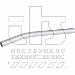 Изогнутая алюминиевая трубка d38мм - фото 94016