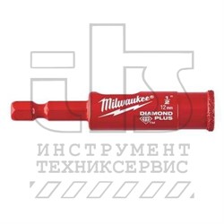 Алм. Коронка Diamond Plus   12мм, MILWAUKEE