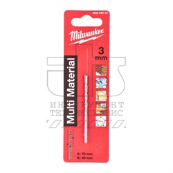 Сверло универсальное 3x70, MILWAUKEE