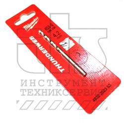 Сверло по металлу HSS-G DIN338 4,2 1шт, MILWAUKEE