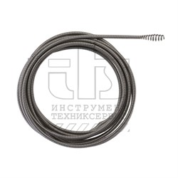 Троссик для прочистной машины 6мм x 7.6м spiral, pivot bulb auger + барабан - фото 95847