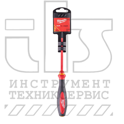 Отвертка изолированная тонкая VDE SL 0,5x3x100