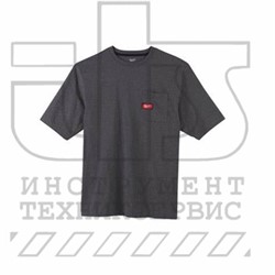 Футболка с короткими рукавами серая WTSSG-XXL