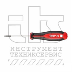 Отвертка магнитная с трехгранной рукояткой T10x75