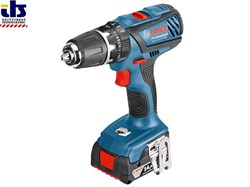 Аккум. ударная дрель-шуруповерт BOSCH GSB 14,4-2-LI PLUS в чем. (14.4 В, 2 акк., 2.0 А/ч Li-Ion, 2 скор., 59 Нм, шурупы до 8 мм, сверление в металле д (06019E7020)