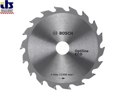 Диск пильный 150х20/16 мм 18 зуб. по дереву OPTILINE ECO WOOD BOSCH (твердоспл. зуб) (2608641783)