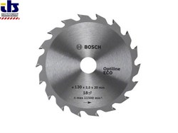 Диск пильный 200х32 мм 24 зуб. по дереву OPTILINE ECO WOOD BOSCH (твердоспл. зуб) (2608641791)
