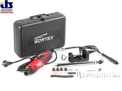 Гравер электрический WORTEX MG 3218 E в чем. + аксессуары (180 вт, 8000-35000 об мин, макс цанга 3,2 мм, чем.+ 40 аксесс., гибкий вал, держатель) (MG3218E11411)