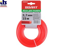 Леска ф 2.7 мм х 15 м квадратн. сеч. ВОЛАТ (51030-02) [5103002]