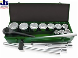Набор головок 1&quot; 36-80мм 6гр. 14пр. метал.кейс TOPTUL (GCAD1402)