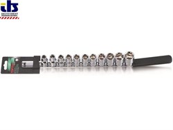 Набор головок 1/2&quot; 10-22мм 6гр. 11шт на подвесе TOPTUL (GAAQ1104)