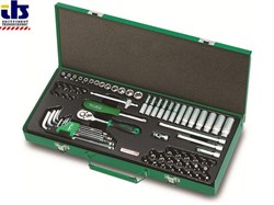Набор головок, ключей и бит 1/4&quot; 72пр. метал.кейс TOPTUL (GCAD7202)