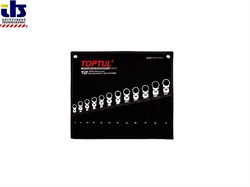 Набор ключей комбинир. с поворотн. трещоткой 8-19 мм 12 пр TOPTUL (GPAQ1204)
