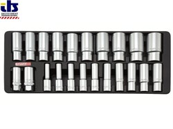 Набор-сет головок 1/2&quot; удлин. 8-32мм 22шт. 434х176мм TOPTUL (GAAT2202)