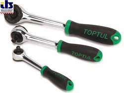 Трещотка 3/8&quot; безредукторная 200мм TOPTUL (CJBT1220)