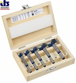 Набор из 5 твердосплавных композитных свёрл Bosch Clean Hinge 15; 20; 25; 30; 35 [2607017008]