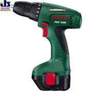 Bosch Аккумуляторная дрель-шуруповёрт PSR 1200 в картонной коробке с 1 аккумулятором 0603944508