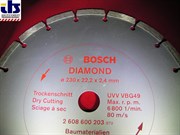 Bosch Круг алмазный D 230 BOSCH-красные Стройматериалы (2608600203) 2608600203