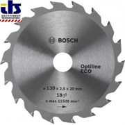 Диск для циркулярных ручных пил Bosch Optiline Eco 130-20(16) 18 [2608641781]