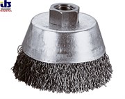 Щетка чашечная проволочная 70мм М14 INOX