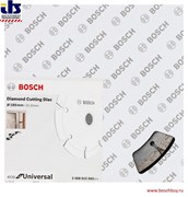 Алмазный круг 180х22 мм универс. сегмент. ECO UNIVERSAL BOSCH (сухая резка) (2608615043)