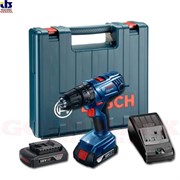 Аккум. ударная дрель-шуруповерт BOSCH GSB 180-LI в чем. (18.0 В, 2 акк., 1.5 А/ч Li-Ion, 2 скор., 54 Нм, шурупы до 10 мм, сверление в металле до 10 мм (06019F8300)