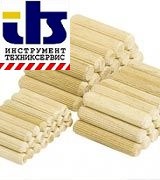 Деревянные шипы из бука, выпиленные вдоль волокна D 10х40мм 120 шт