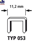 Скоба 053 (А) ширина спинки 11,2 мм/ 4мм 2400шт.