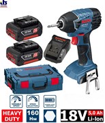 Гайковерт аккумуляторный BOSCH GDR 18 V-LI Professional  (06019A130L)