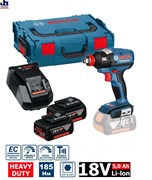 Аккумуляторный ударный гайковёрт BOSCH GDX 18 V-EC [06019B9107]