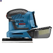 BOSCH GSS 18V-10 SOLO Шлифмашина вибрационная аккумуляторная, 1 съемная шлифплатформа, микрофильтр 18V, Li-On, 22000 об/мин SOLO исполнение без аккумуляторов и зарядного устройства