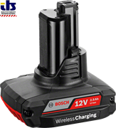 Аккумуляторная батарея BOSCH  GBA 12V (12 В; 2.5 А*ч; Li-Ion) (1600A00J0E)