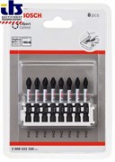 Набор бит PH2 50 мм Impact Control (8 шт) BOSCH (2608522330)